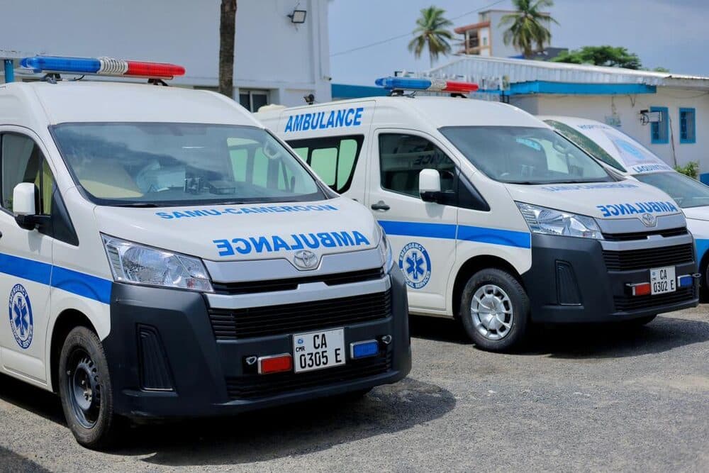 Ambulances de l'hôpital