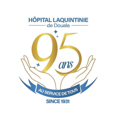 Logo des 95 ans de l'Hôpital Laquintinie
